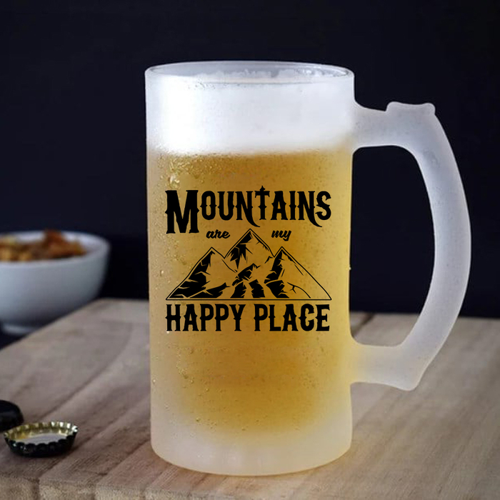 Ποτήρι μπίρας | Mountains are my happy place