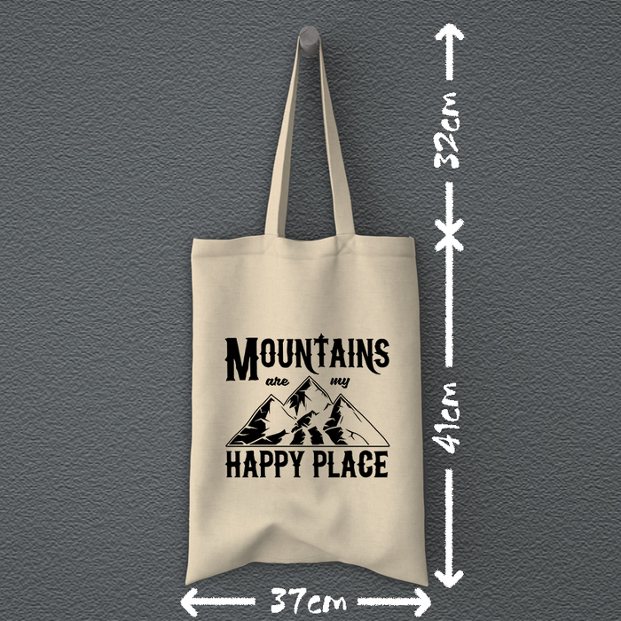 Totebag | Mountains are my happy place