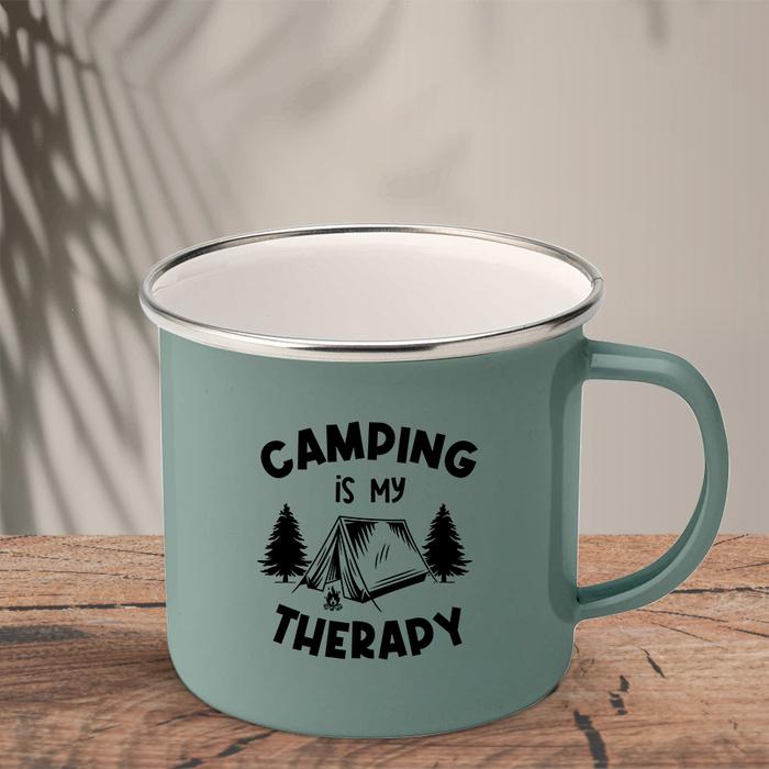 Εμαγιέ Κούπα | Camping is my Therapy