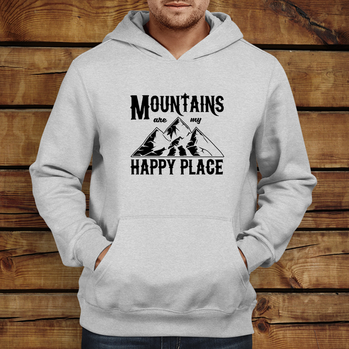 Unisex Φούτερ | Mountains are my happy place