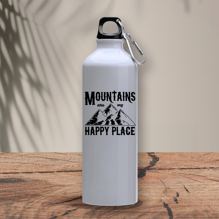 Μεταλλικό μπουκάλι θερμό 800 ml | Mountains are my happy place