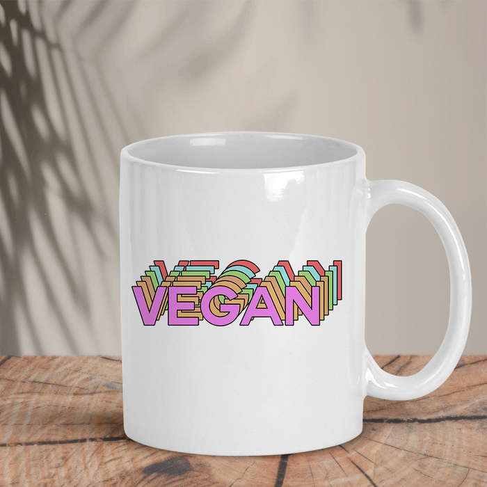 Λευκή κούπα | Vegan 3D Λευκή κούπα | Vegan 3D
