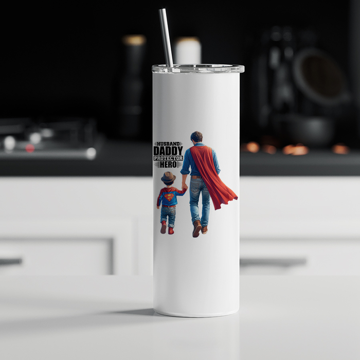 Tumbler θερμός |  Husband Daddy Hero