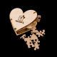 Σ' αγαπώ Πολύ | Secret Puzzle in Heart Premium | 23 pieces