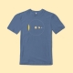 T-shirt Ηλιακό Σύστημα | Μπλε Unisex